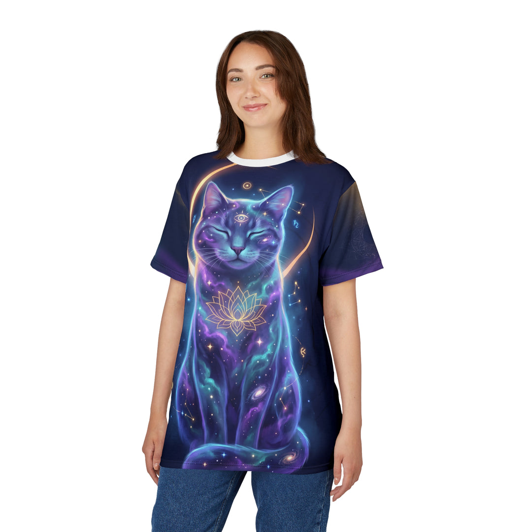 Cosmic Cat Spirit Surreal Tee