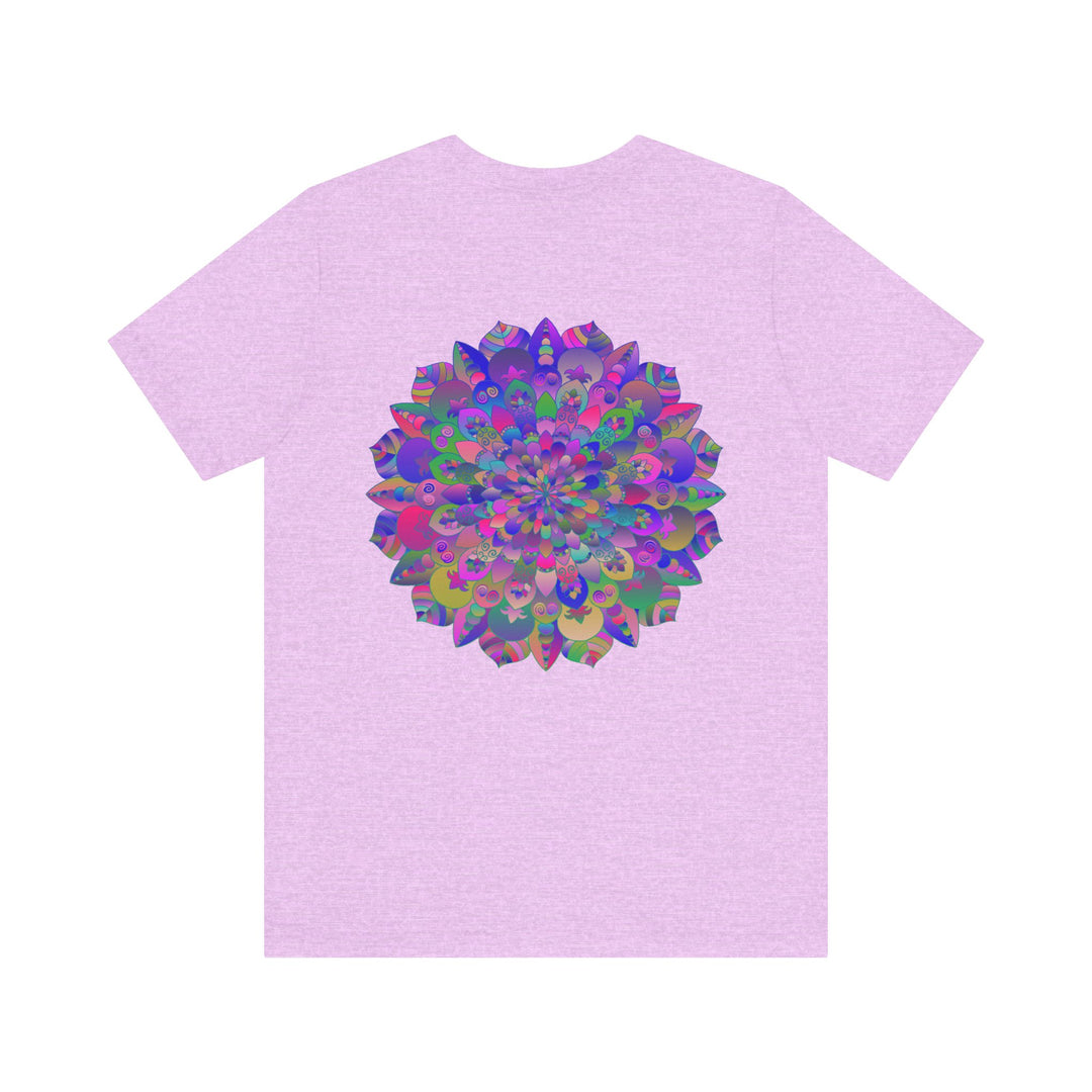 A beautiful and colorful Vibrant Mandala Tee that represents spiritual peace and harmony, perfect for bringing positive energy into your wardrobe