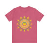 Vibrant Mandala T-Shirt featuring colorful and intricate spiritual art design