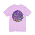  Colorful Mandala T-shirt symbolizing spiritual peace and balance 