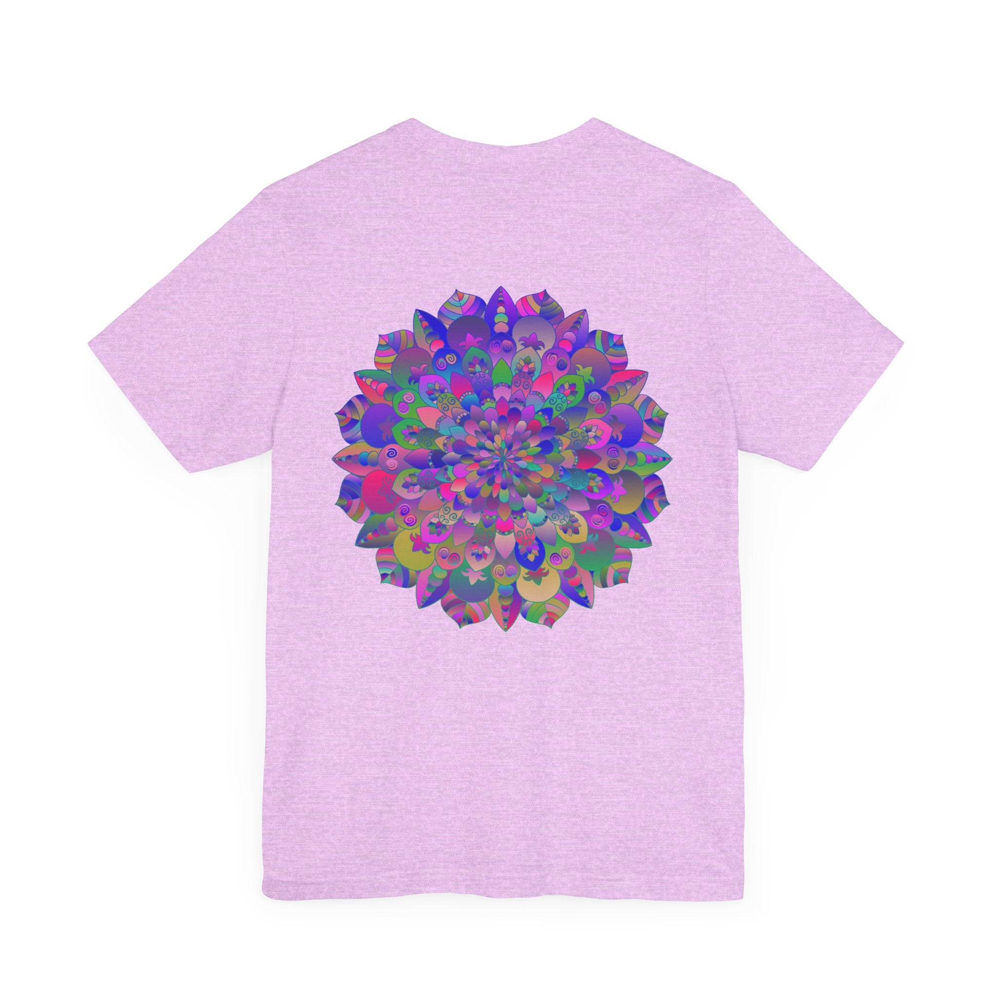  Colorful Mandala T-shirt symbolizing spiritual peace and balance 