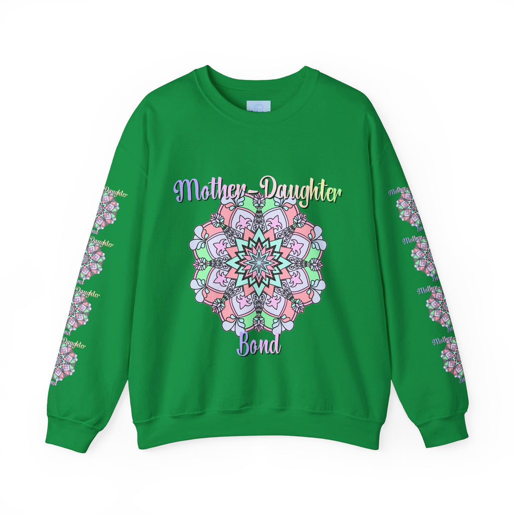 Cozy and stylish unisex crewneck sweatshirt featuring 'Mother-Daughter Bond' design, perfect birthday gift for mom