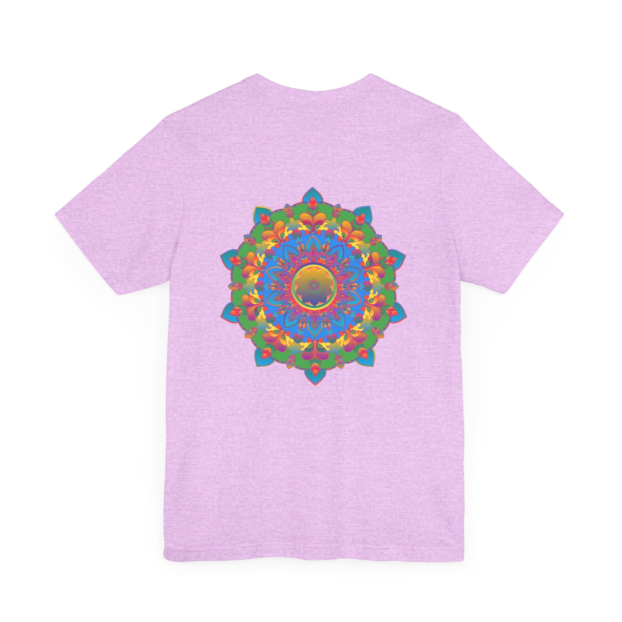 Beautiful and vibrant mandala tee representing spiritual peace and harmony for a peaceful and stylish look