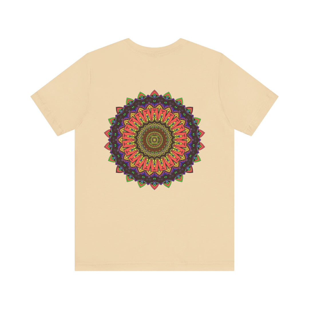 Ethnic mandala tee promoting mindfulness and spiritual connection