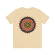 Ethnic mandala tee promoting mindfulness and spiritual connection
