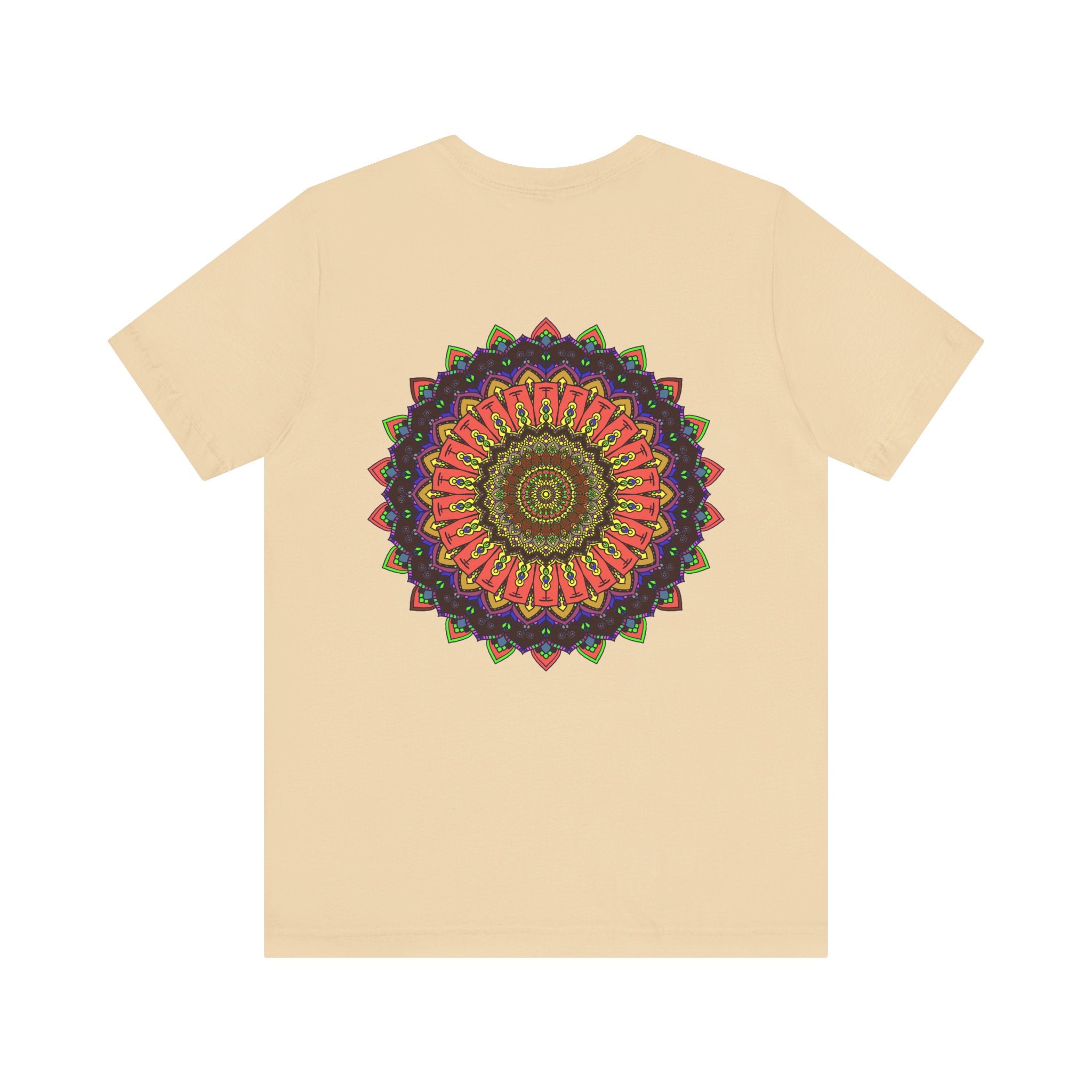 Ethnic mandala tee promoting mindfulness and spiritual connection