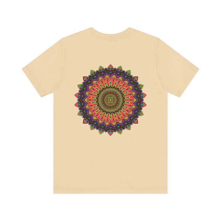 Ethnic mandala tee promoting mindfulness and spiritual connection