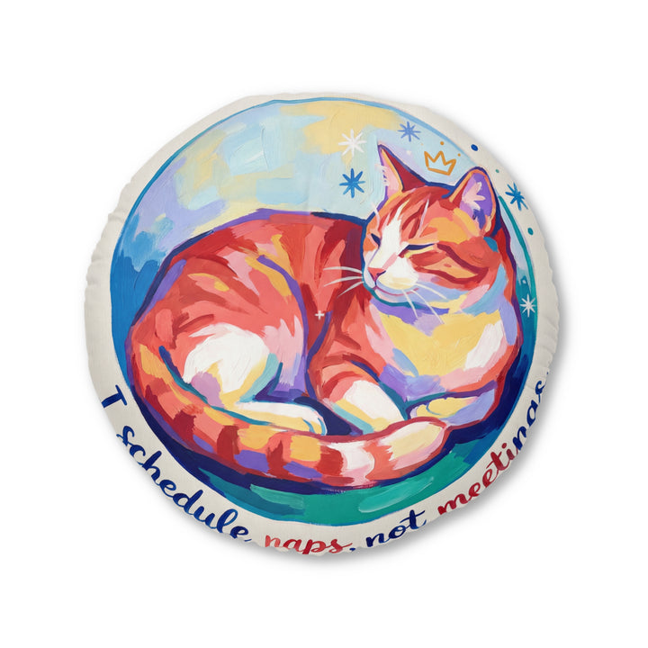 Cozy Epiphany Cat Floor Pillow