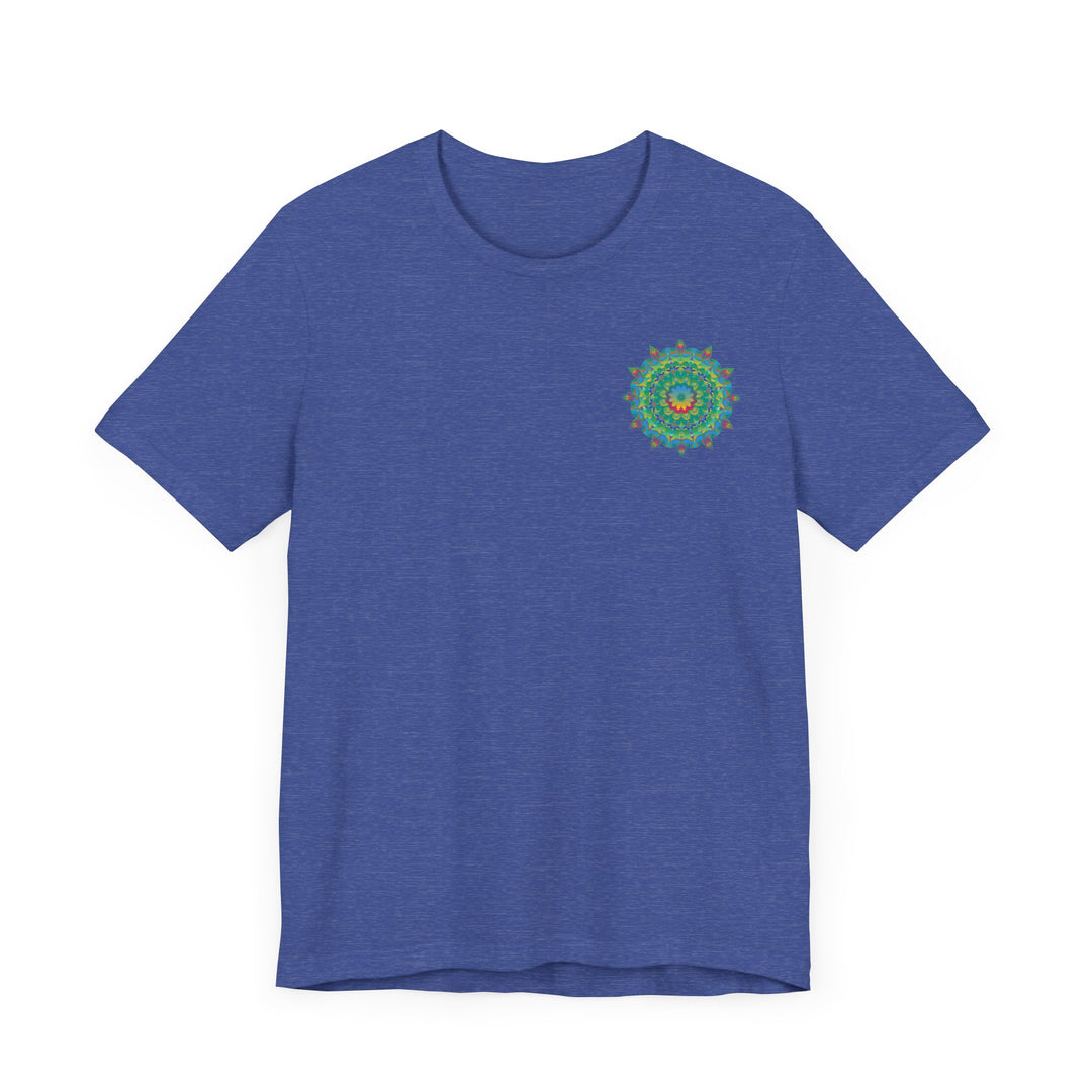 Beautifully designed Mandala Tee with intricate patterns, promoting inner tranquility