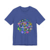 Vibrant Mandala T-Shirt featuring intricate and colorful art design on a comfortable cotton fabric