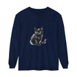 Black Cat Watercolor T-Shirt - Green Eyes, a vibrant and artistic feline design
