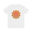  Tee showcasing a colorful and intricate mandala for spiritual connection