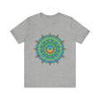 Psychedelic Mandala Tee - Vibrant Flower Design Alt Text 11