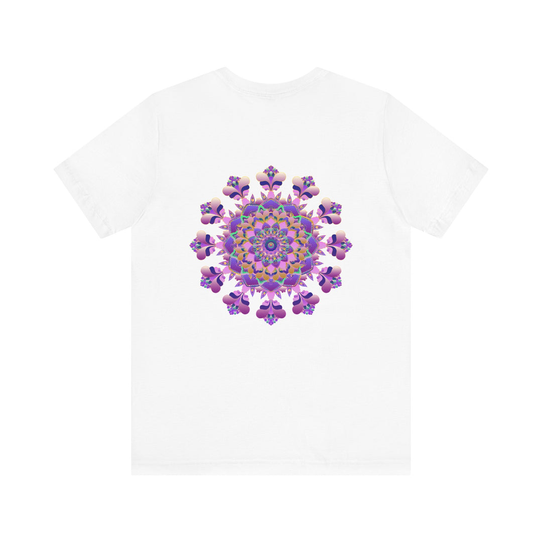 Colorful and vibrant mandala tee for mindfulness and inner peace