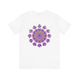 Colorful and vibrant mandala tee for mindfulness and inner peace