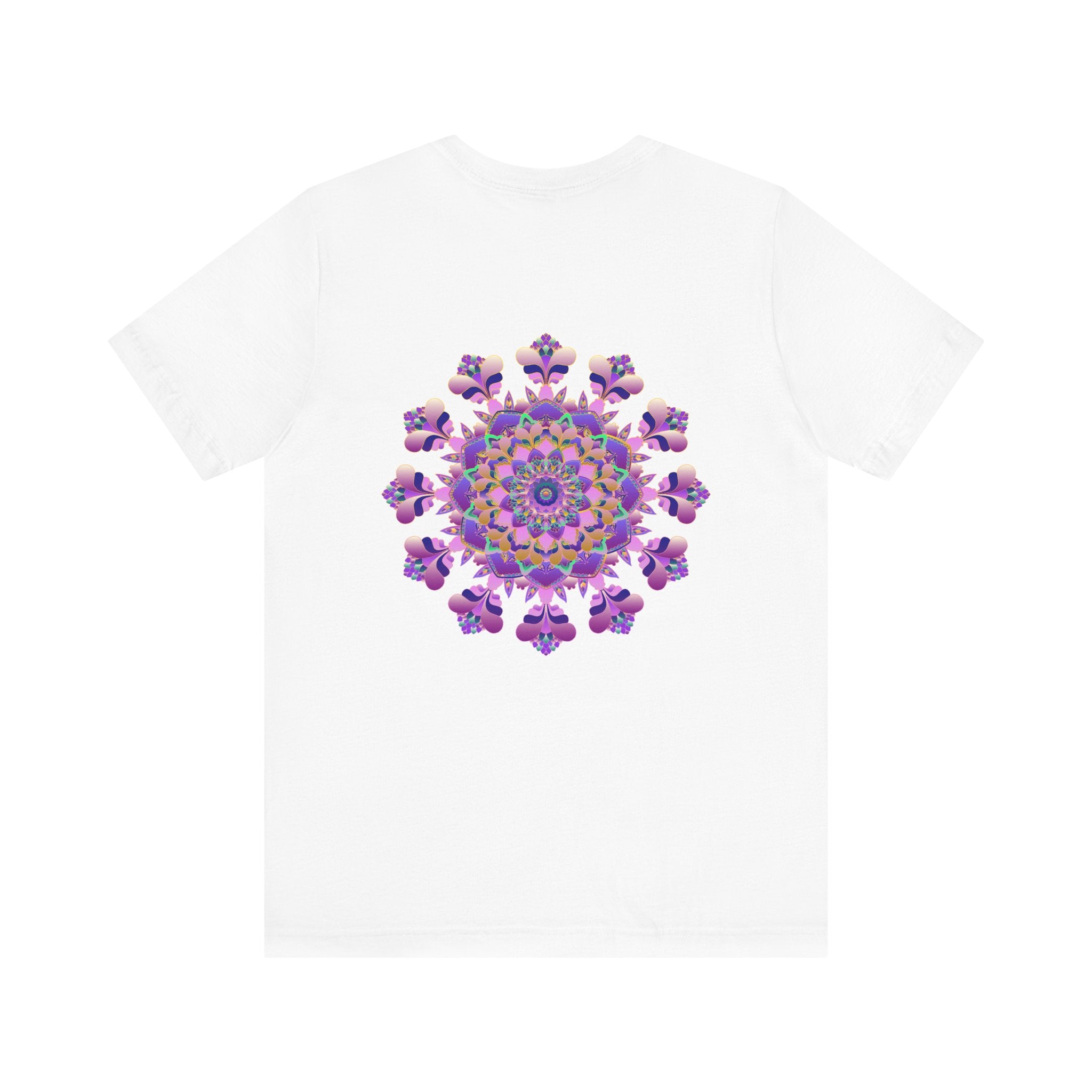 Colorful and vibrant mandala tee for mindfulness and inner peace