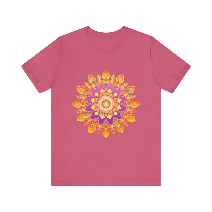 Vibrant Mandala T-Shirt featuring a colorful and detailed design perfect for adding a pop of color to your wardrobe