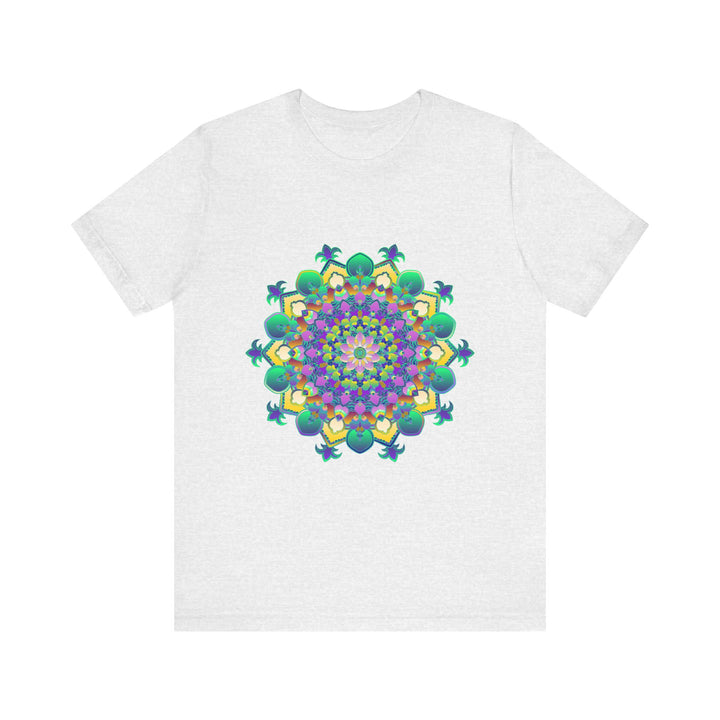 Colorful Mandala Meditation Tee featuring vibrant designs for Peace & Tranquility