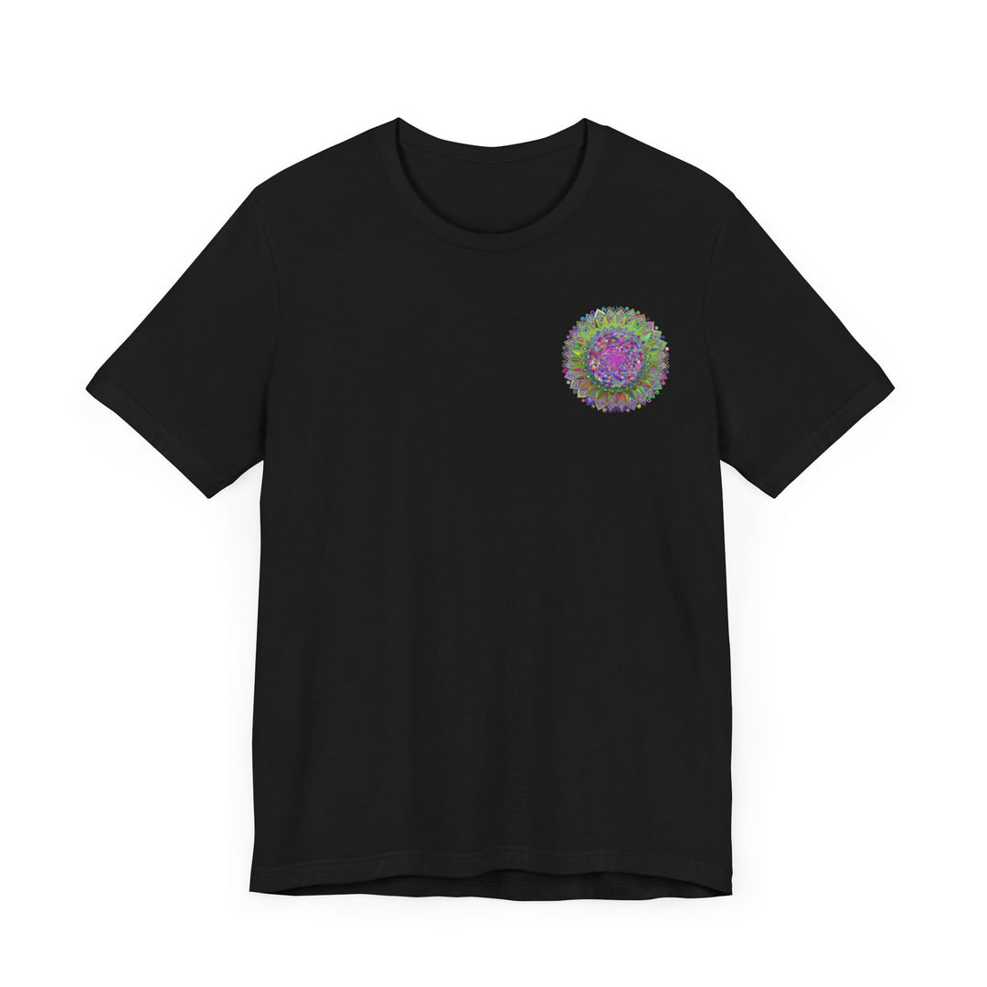 A beautiful mandala tee featuring intricate designs for spiritual peace and harmony