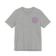 Vibrant Mandala Tee featuring intricate spiritual design for peace and harmony