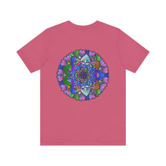 Vibrant Mandala T-Shirt featuring intricate spiritual peace design, perfect for spreading positive energy and embracing inner harmony