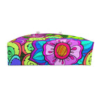 Floral Fantasy Weekender Bag in Lush Greens and Pinks for Travel