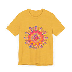 Vibrant Mandala T-Shirt - Colorful Spiritual Design alt text 18
