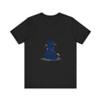 Black Cat Mystery T-Shirt - Simple & Cool - A stylish black t-shirt featuring a mysterious black cat design, perfect for casual wear