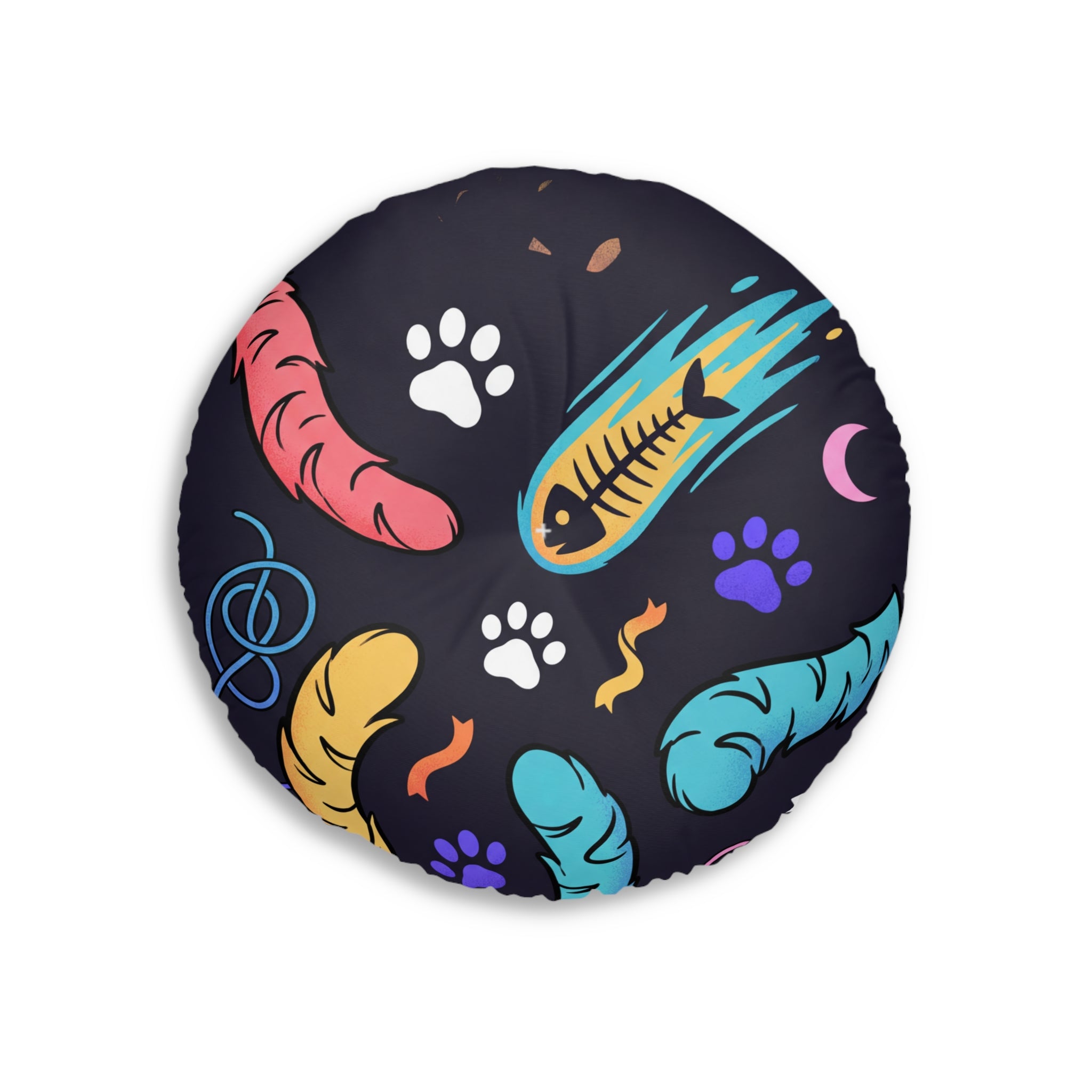 Dreamy Surreal Cat Floor Pillow