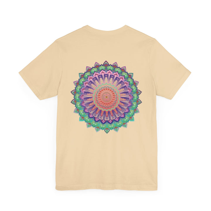 A beautiful mandala tee featuring intricate designs symbolizing spiritual peace and harmony