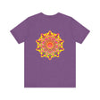 A colorful and intricate mandala design adorns the Vibrant Mandala Tee, symbolizing spiritual peace and harmony for a serene and balanced wardrobe choice