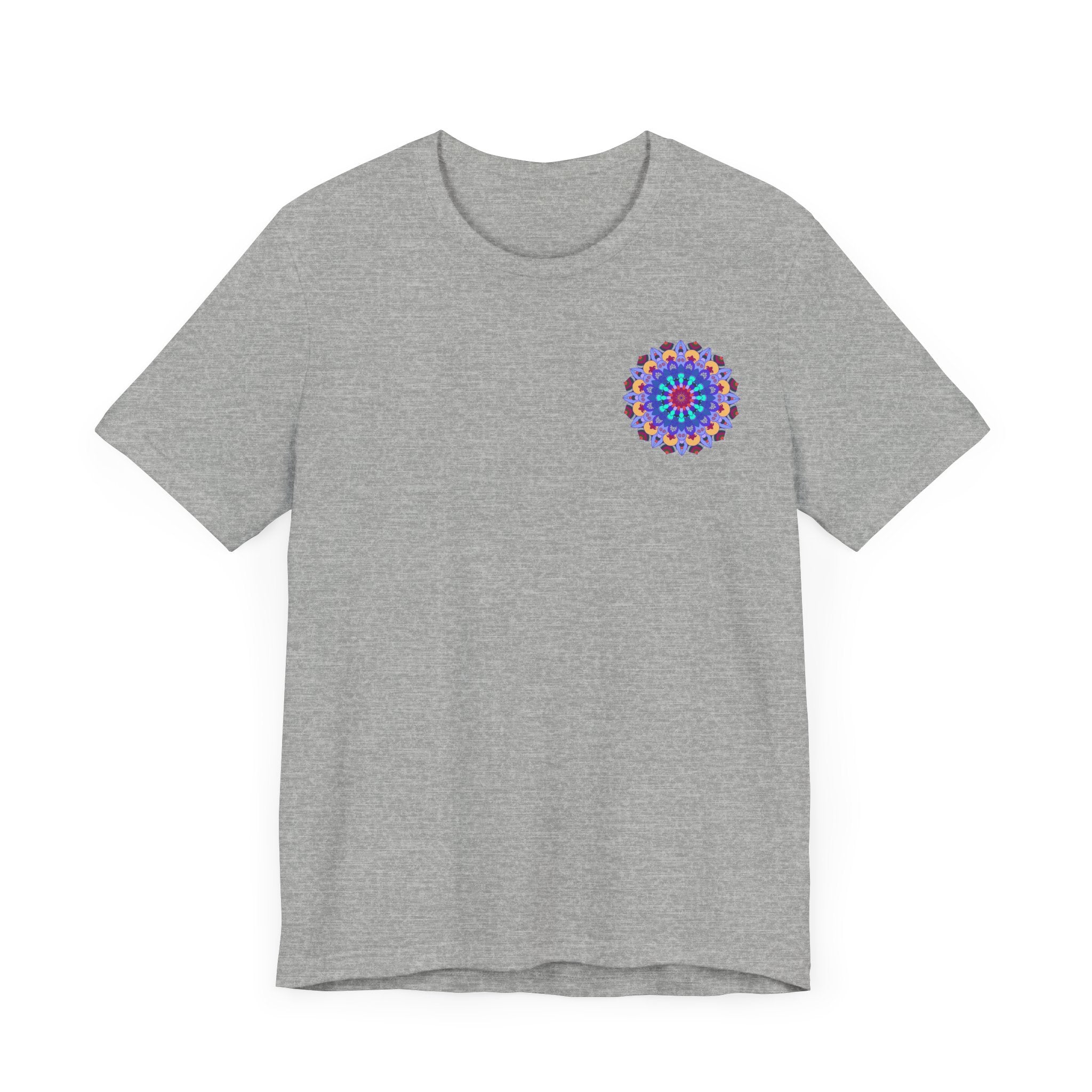 Colorful Mandala Peace & Harmony T-Shirt featuring spiritual art and intricate designs