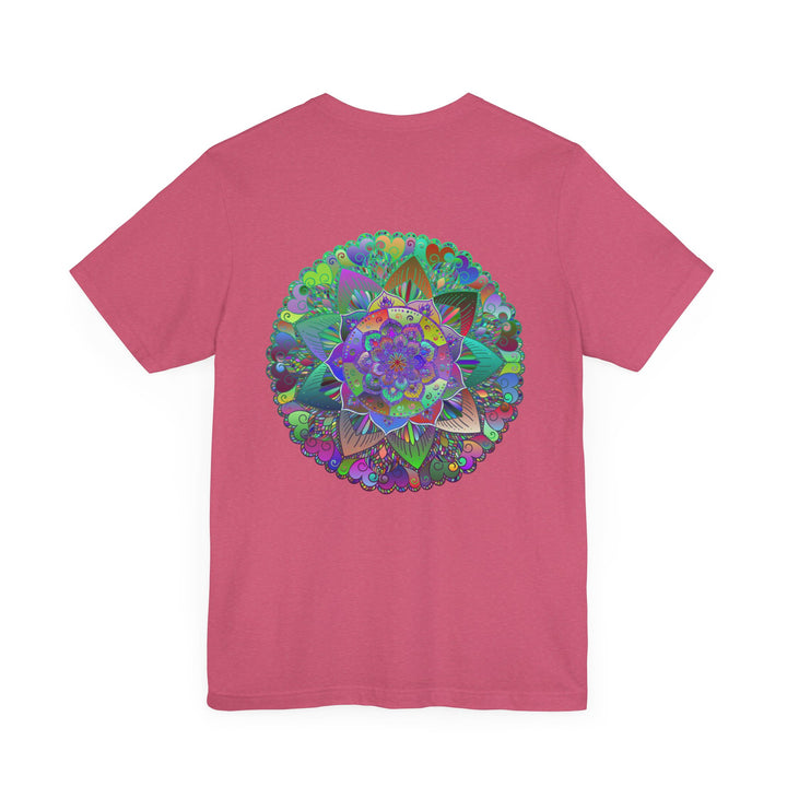 Vibrant Mandala T-Shirt featuring a spiritual design symbolizing peace and harmony