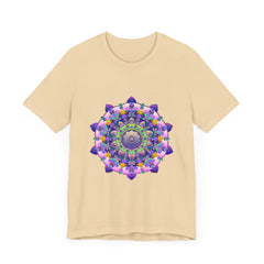 Vibrant Mandala Tee featuring intricate and colorful design with vibrant hues