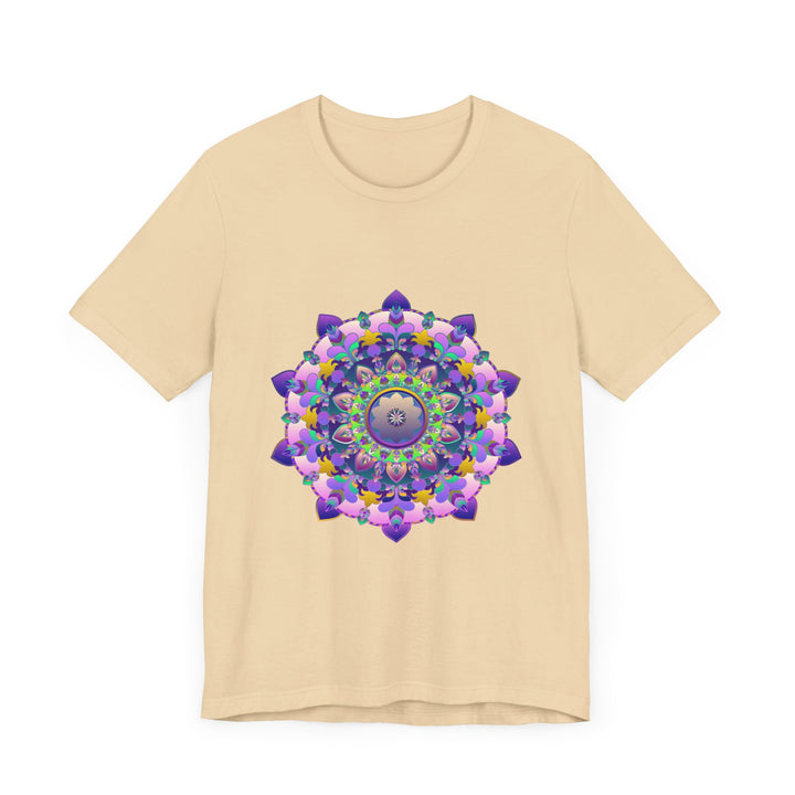 Vibrant Mandala Tee featuring intricate and colorful design with vibrant hues