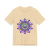 Vibrant Mandala Tee featuring intricate and colorful design with vibrant hues