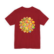 Vibrant Mandala Tee featuring intricate design representing spiritual peace and harmony, perfect for yoga and meditation