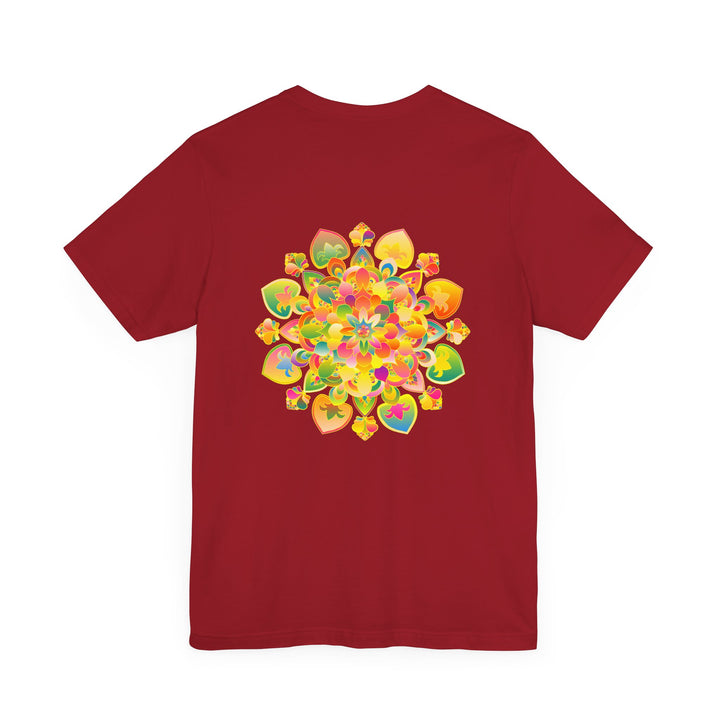 Vibrant Mandala Tee featuring intricate design representing spiritual peace and harmony, perfect for yoga and meditation