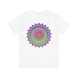 Beautiful and colorful Vibrant Mandala Tee representing spiritual peace and harmony