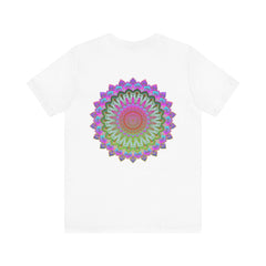 Beautiful and colorful Vibrant Mandala Tee representing spiritual peace and harmony