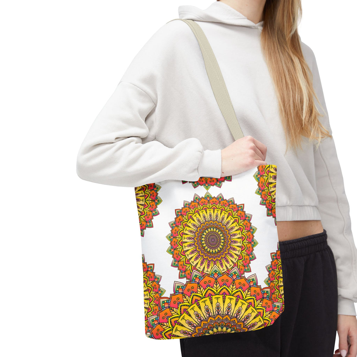 Solar Mandala Tote Bag