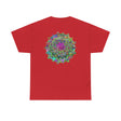 Comfortable and stylish unisex tee with a striking mandala pattern