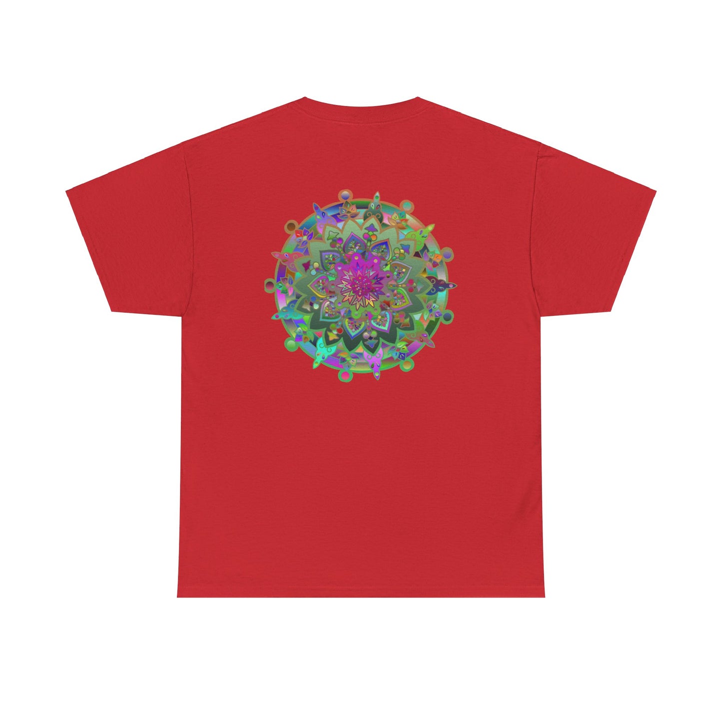 Comfortable and stylish unisex tee with a striking mandala pattern