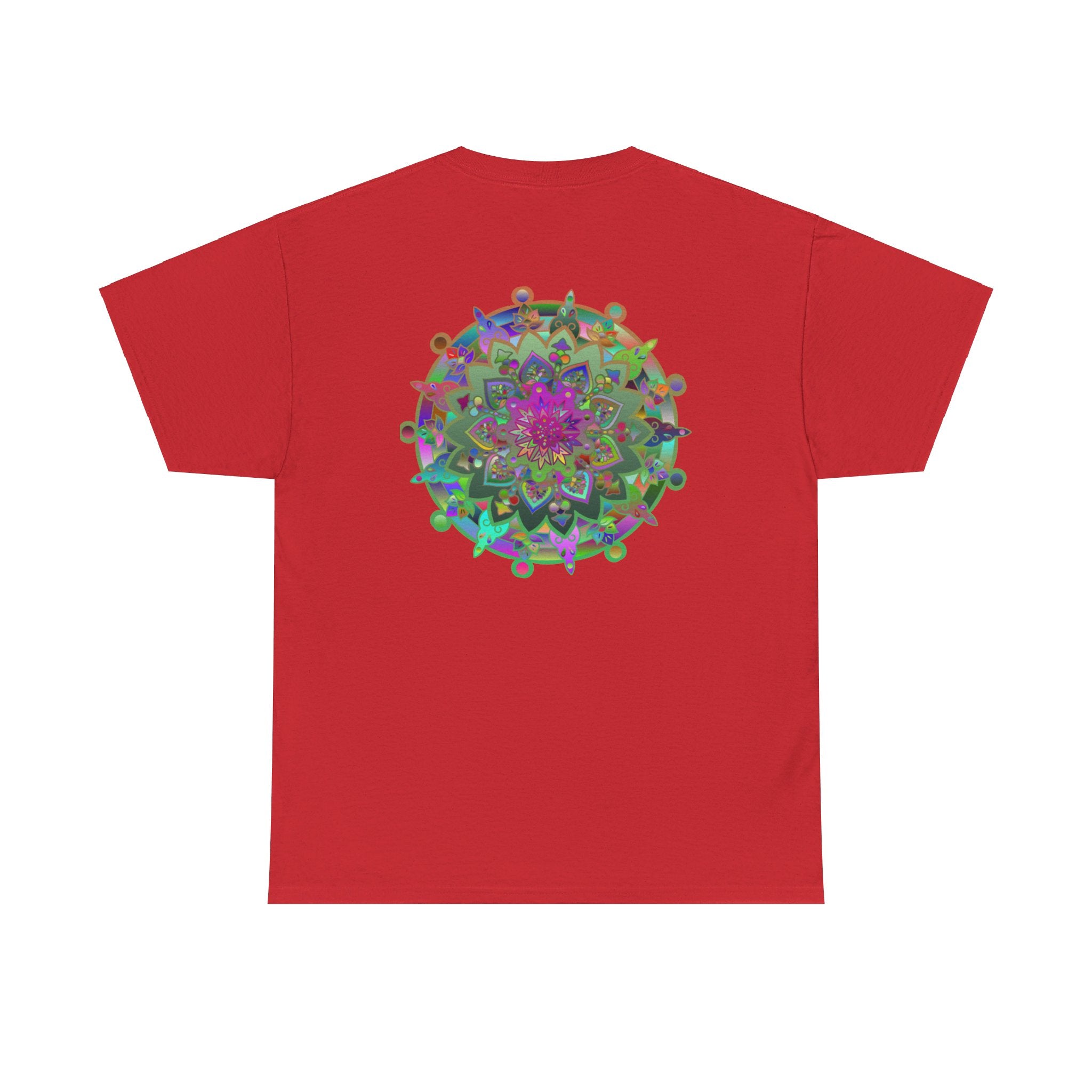 Comfortable and stylish unisex tee with a striking mandala pattern