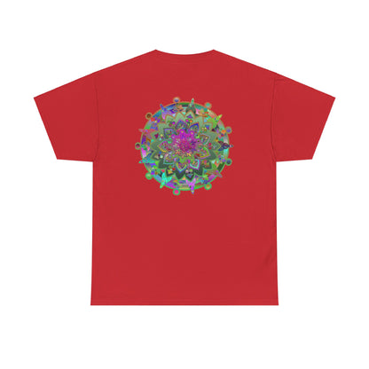 Comfortable and stylish unisex tee with a striking mandala pattern