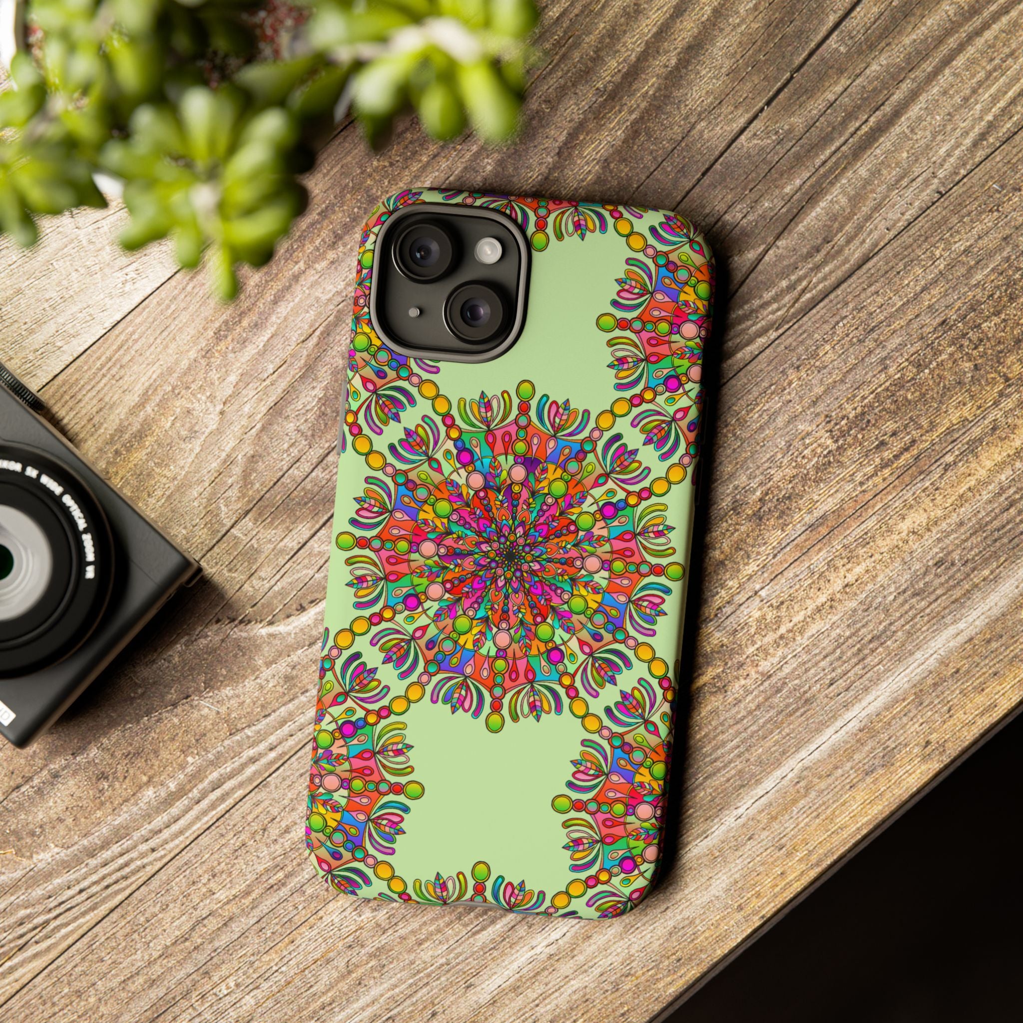 Vibrant Mandala iPhone & Google Pixel Case | Tough Cases