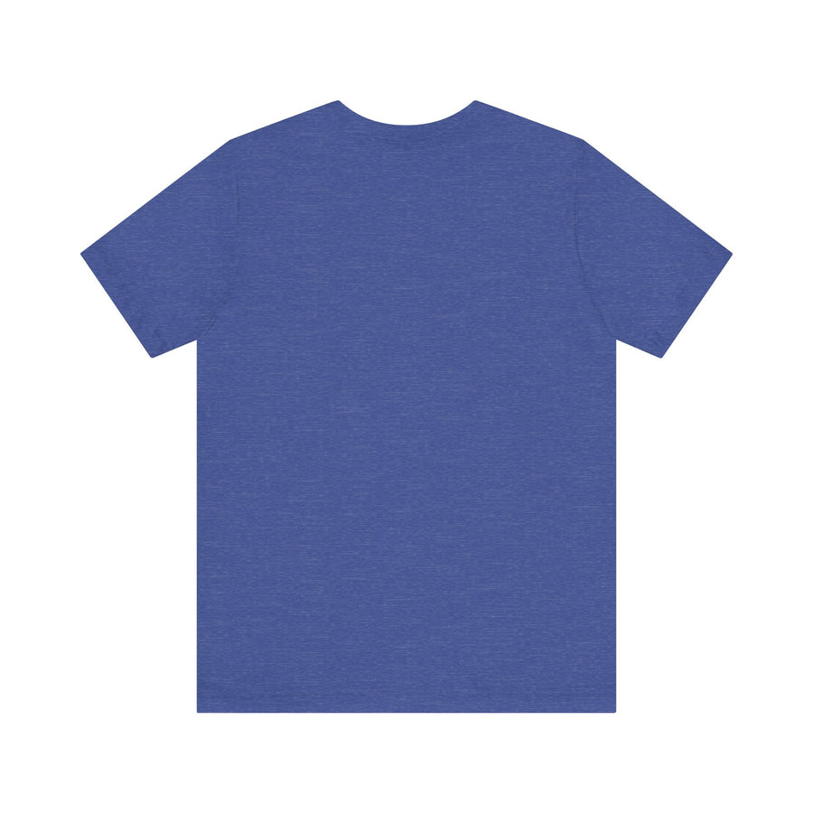 Short Sleeve Tee with Savana Colorful Animals Designs, featuring elephants, giraffes, and zebras in vibrant, eye-catching colors, perfect for a fun and casual look