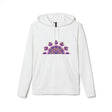 Black Adidas Mandala Fleece Hoodie with drawstring hood and mandala design