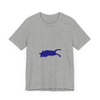 Black Cat Mystery Soft Watercolor T-Shirt with intricate feline design and vibrant colors