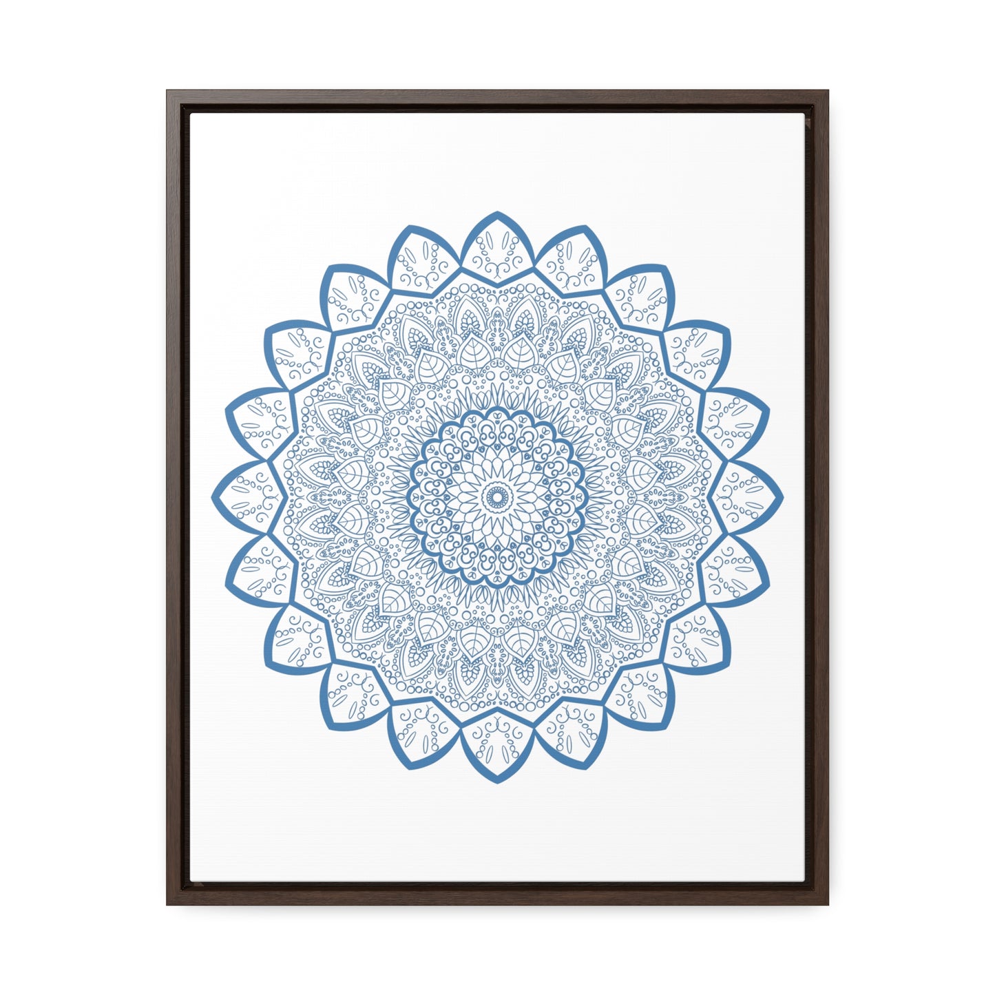 Detailed view of Mandala Handmade Art - Steel Blue